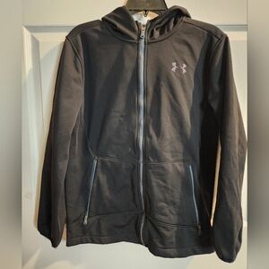 Under Armour Black Zip-Up Hoodie